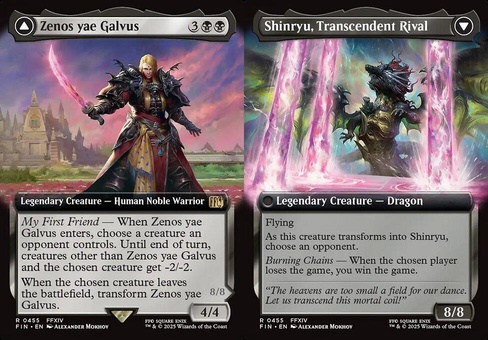 Zenos yae Galvus // Shinryu, Transcendent Rival (extended art)