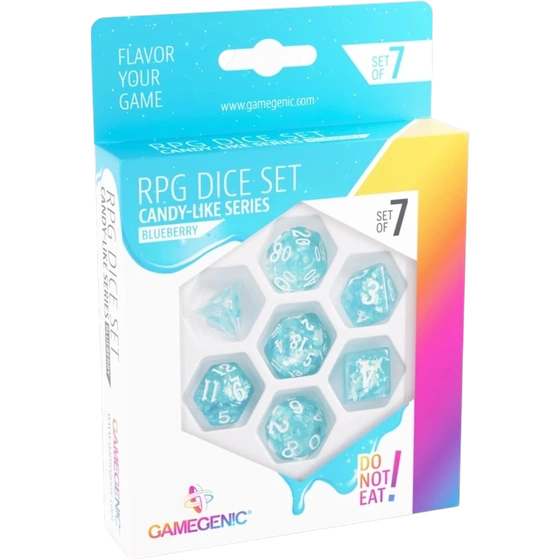 Candy-like Series - Blueberry - RPG Dice Set (7pcs)