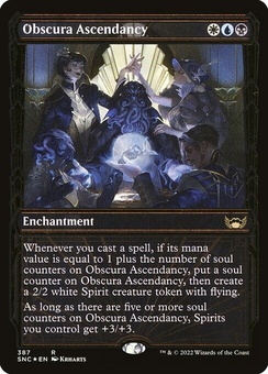 Obscura Ascendancy (showcase gilded foil)