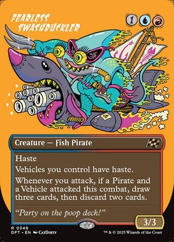 Fearless Swashbuckler (borderless foil)