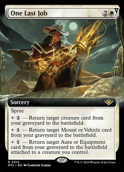 One Last Job (extended art foil)