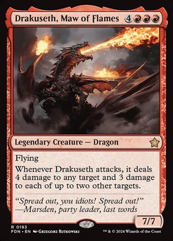 Drakuseth, Maw of Flames (foil)
