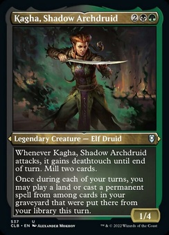 Kagha, Shadow Archdruid (etched foil)