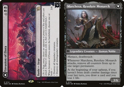 Invasion of Fiora // Marchesa, Resolute Monarch (foil)