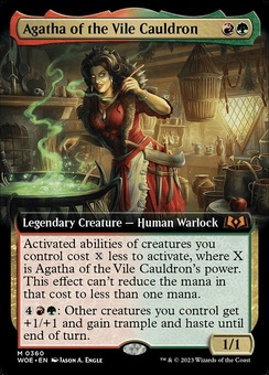 Agatha of the Vile Cauldron (extended art foil)