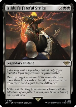 Isildur's Fateful Strike (prerelease promo foil)