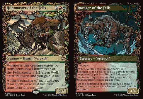 Huntmaster of the Fells // Ravager of the Fells (showcase foil)