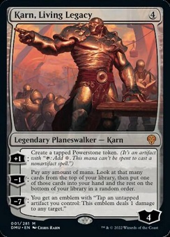 Karn, Living Legacy (promo pack stamp)