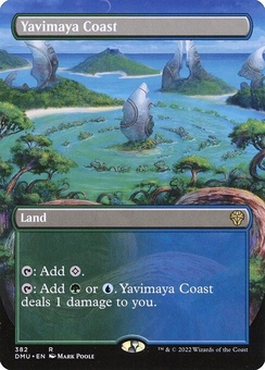 Yavimaya Coast (borderless foil)