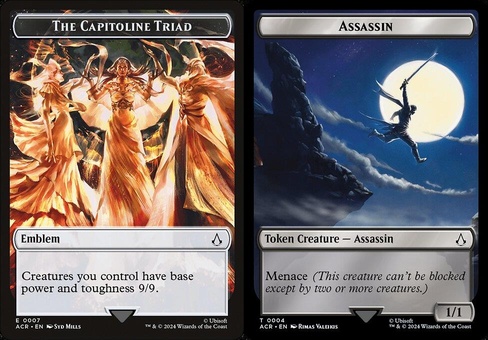 The Capitoline Triad Emblem // Assassin (token foil)