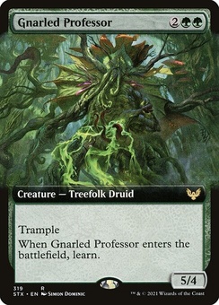 Gnarled Professor (extended art)