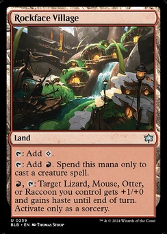 Rockface Village (foil)