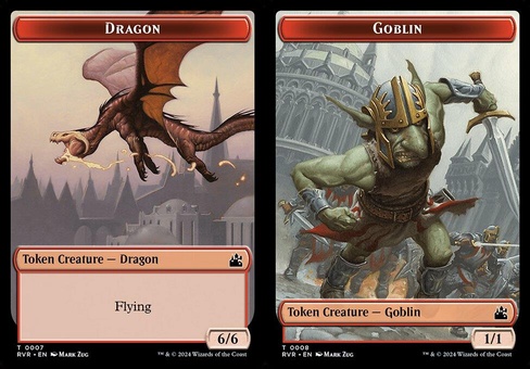 Dragon // Goblin (token foil)