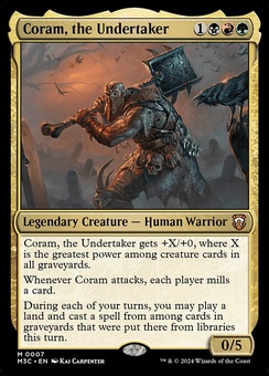 Coram, the Undertaker (foil)