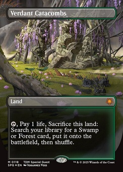 Verdant Catacombs (borderless dragonscale foil)