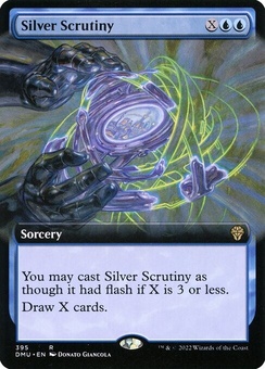 Silver Scrutiny (extended art foil)