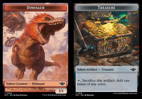 Dinosaur // Treasure (token foil)
