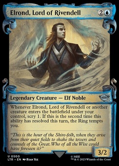 Elrond, Lord of Rivendell (scroll foil)