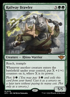 Railway Brawler (promo pack stamp)