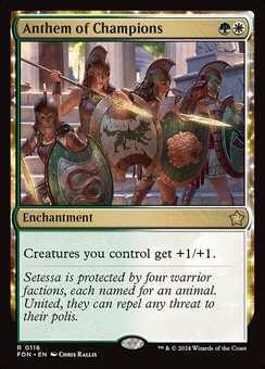 Anthem of Champions (foil)