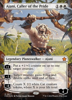 Ajani, Caller of the Pride (borderless)