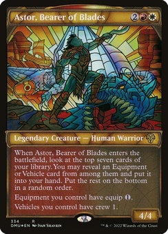 Astor, Bearer of Blades (showcase textured foil)