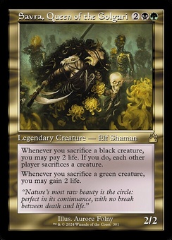 Savra, Queen of the Golgari (retro)