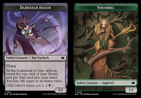 Darkstar Augur // Squirrel (token foil)