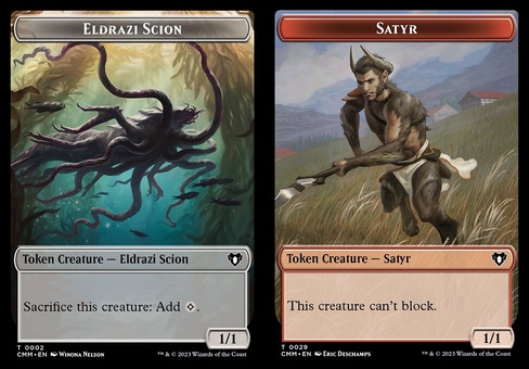 Eldrazi Scion // Satyr (token)