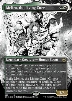 Melira, the Living Cure (borderless compleat foil)