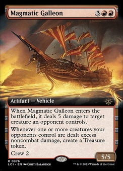 Magmatic Galleon (extended art foil)