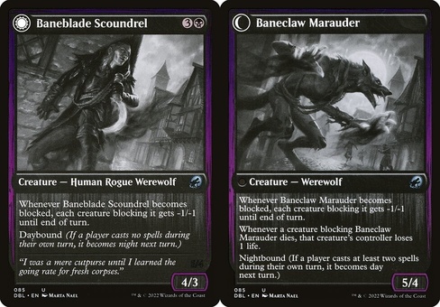 Baneblade Scoundrel // Baneclaw Marauder