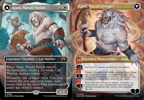 Ajani, Nacatl Pariah // Ajani, Nacatl Avenger (borderless)