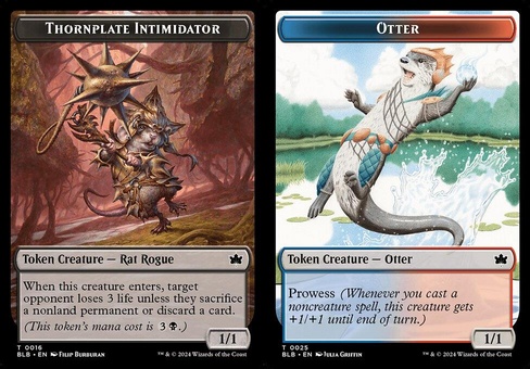 Thornplate Intimidator // Otter (token foil)