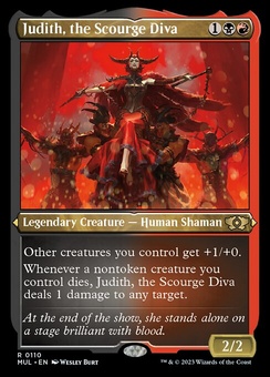 Judith, the Scourge Diva (etched foil)