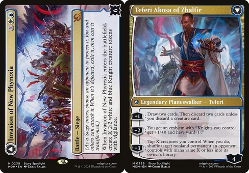 Invasion of New Phyrexia // Teferi Akosa of Zhalfir