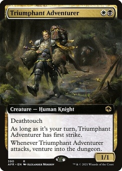 Triumphant Adventurer (extended art)