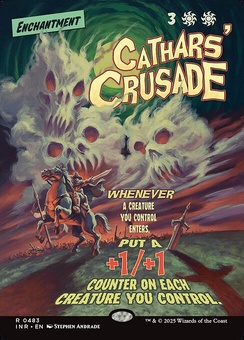 Cathars' Crusade (borderless showcase foil)