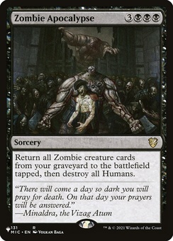 Zombie Apocalypse (MIC, mystery booster)