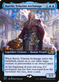 Barrin, Tolarian Archmage (extended art foil)
