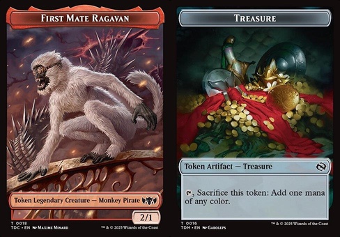 First Mate Ragavan // Treasure (token)