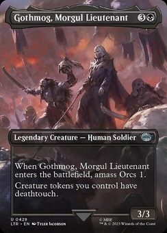 Gothmog, Morgul Lieutenant (borderless foil)