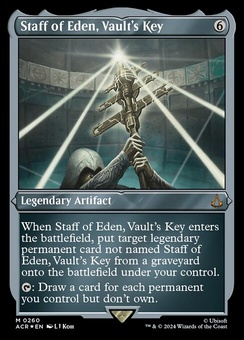 Staff of Eden, Vault's Key (etched foil)