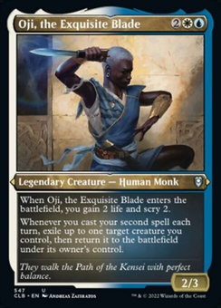 Oji, the Exquisite Blade (etched foil)