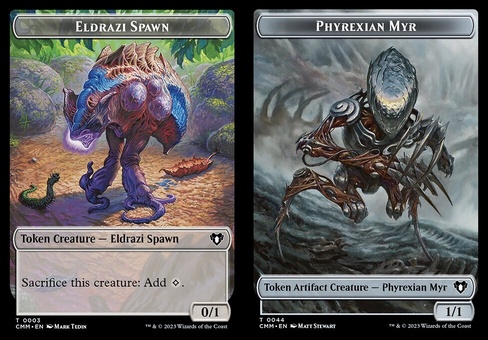 Eldrazi Spawn // Phyrexian Myr (token)