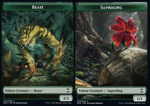 Beast // Saproling (token)