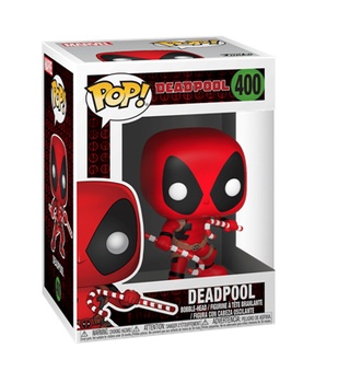 Funko POP! Marvel: Holiday - Deadpool w/ Candy Canes