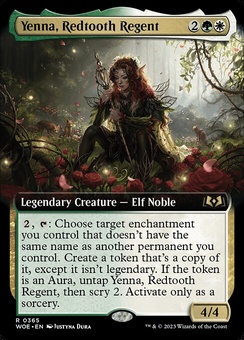 Yenna, Redtooth Regent (extended art foil)