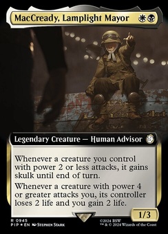 MacCready, Lamplight Mayor (extended art surge foil)