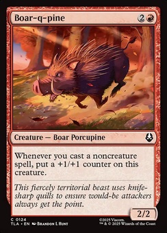 Boar-q-pine (foil)